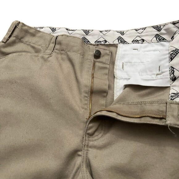 Ben Davis Original Ben’s Pants Mens 36 Slash Pockets Work Wear Beige VTG Y2K - Picture 4 of 8